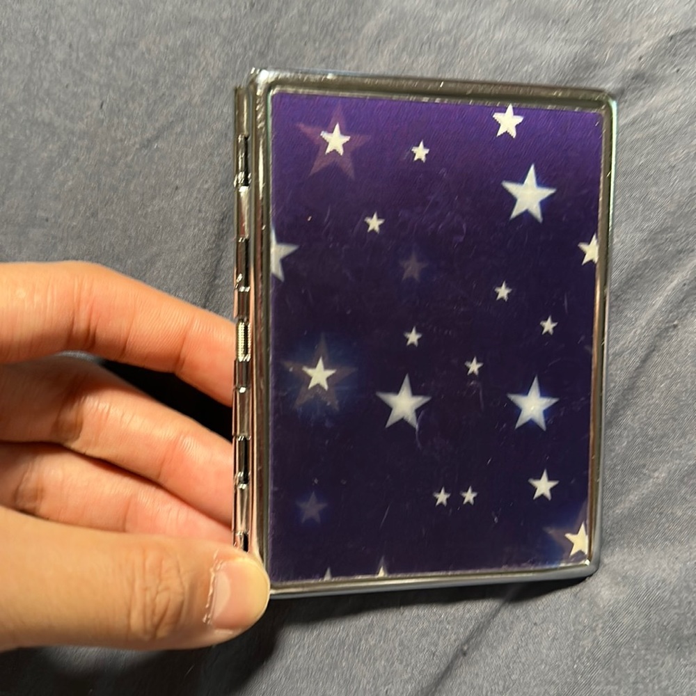 Holographic star card case/wallet
